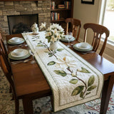Quilted Table Runner - Rustic Magnolia Blossom