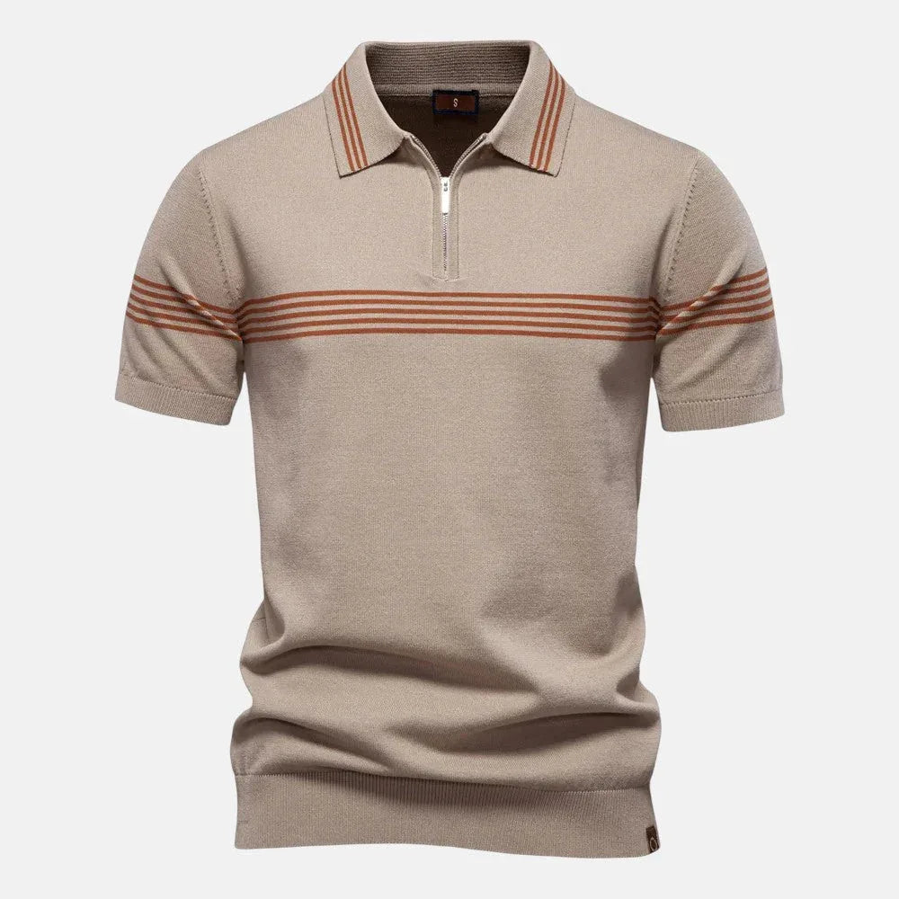 Nicolás | Polo de Manga Corta con Cremallera - Hala Madrid