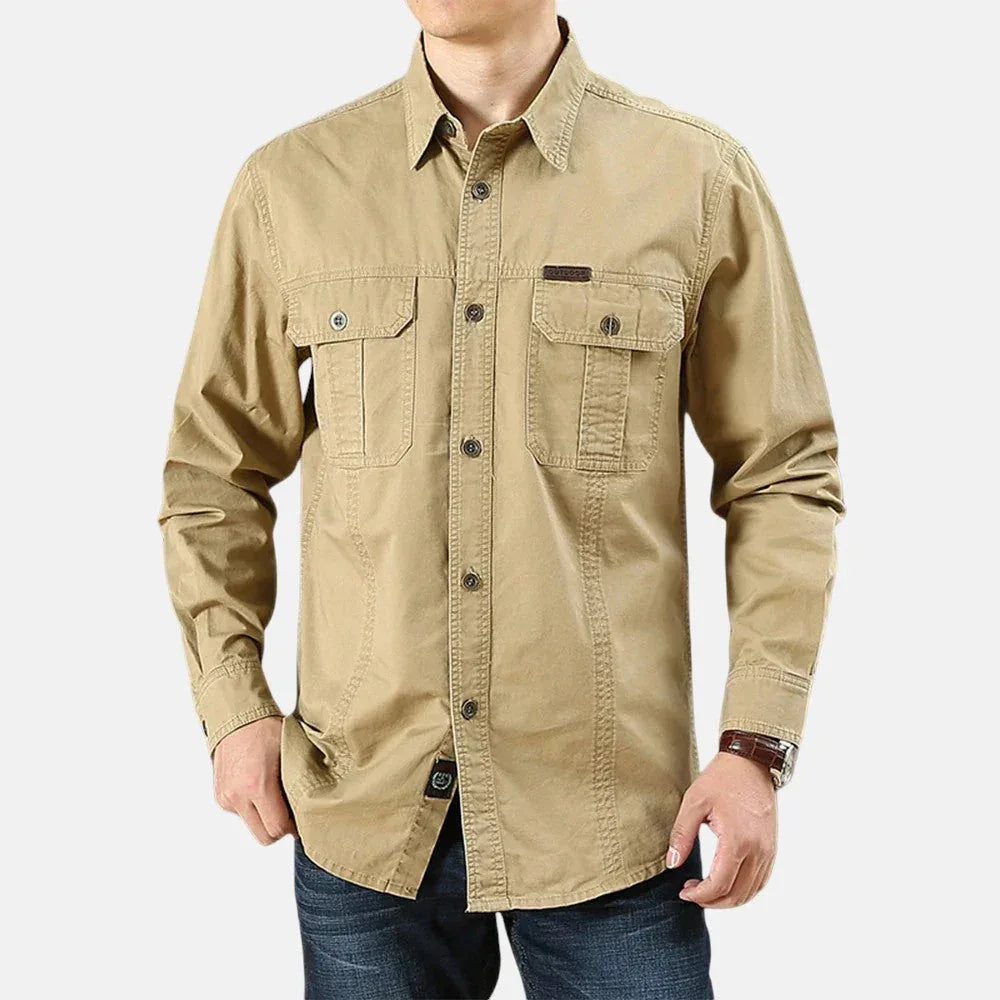 Luis | Camisa de Manga Larga para trabajo - Hala Madrid