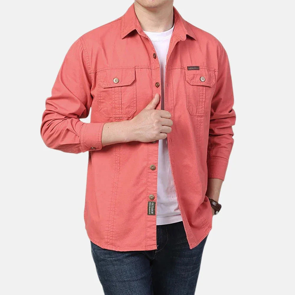 Luis | Camisa de Manga Larga para trabajo - Hala Madrid