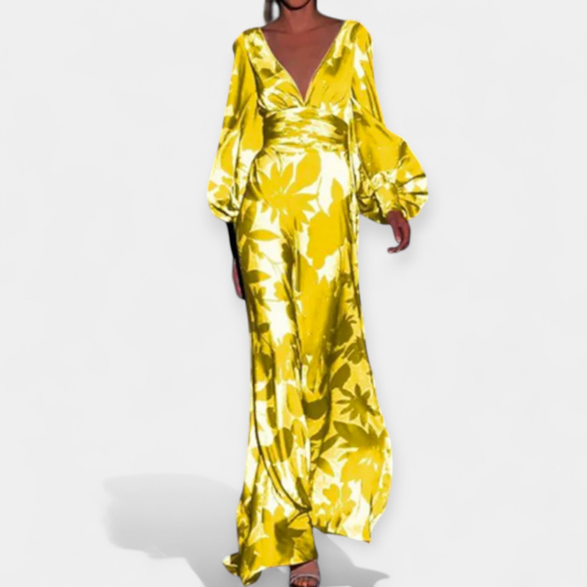 Haljina S Prozračnim Detaljima U Boho Stilu Rukavi Naborasti