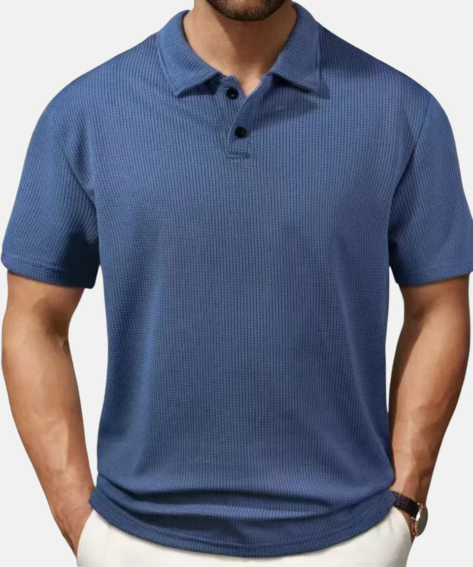Miguel | Polo de Punto de Manga Corta Transpirable - Hala Madrid