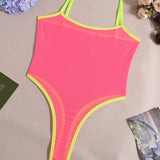 Sora Bodi Od Prozirne Mreže Subtilna Zavodljiva Udobna Silueta Sa Prozirnim Mrežnim Dizajnom I Prilagođavanjem