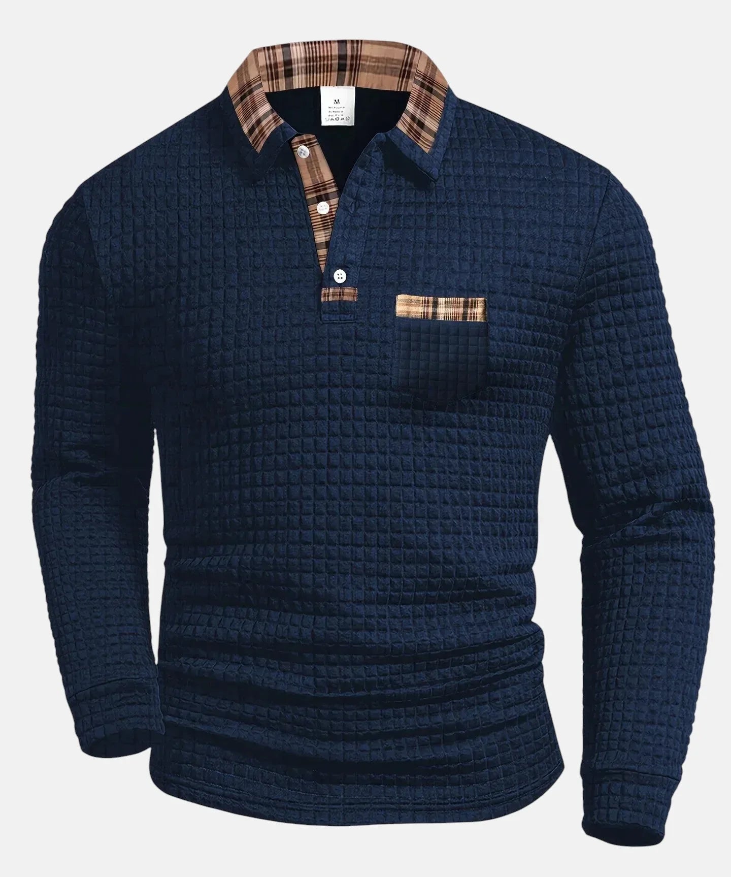 MIGUEL | POLO CON DISEÑO DE CUADROS - Hala Madrid