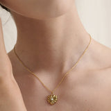 Brie Ogrlica Sa Privjeskom Od Bisera U 18K Pozlaćivanju Na Bakrenoj Osnovi Lustre i Sage