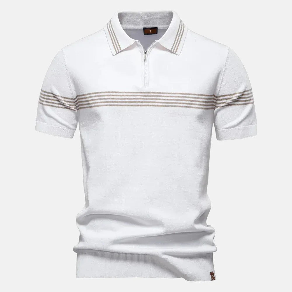 Nicolás | Polo de Manga Corta con Cremallera - Hala Madrid