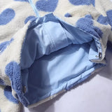 Dianne Reverzibilna Jakna Uzorak Srca Udobna Modna Elegantna