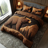 3 Piece Quilted Bedding Set – Wild Trails