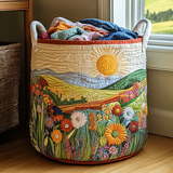 Sunlit Charm | Artisan-Made Laundry Basket