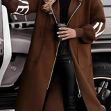 Peggy Ženska Jakna sa Pletenim Rukavima i Kapuljačom