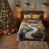 3 Piece Quilted Bedding Set – Vintage Journey