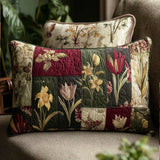 Quilted Cushion Cover - Dreams of Wild Flowers