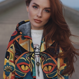 Tarni Kardigan Luksuzni Nadahnut Umjetnošću Za Udoban Stil