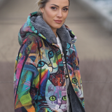 Kalani Luksuzni Kardigan Nadahnut Umjetnošću Za Stil