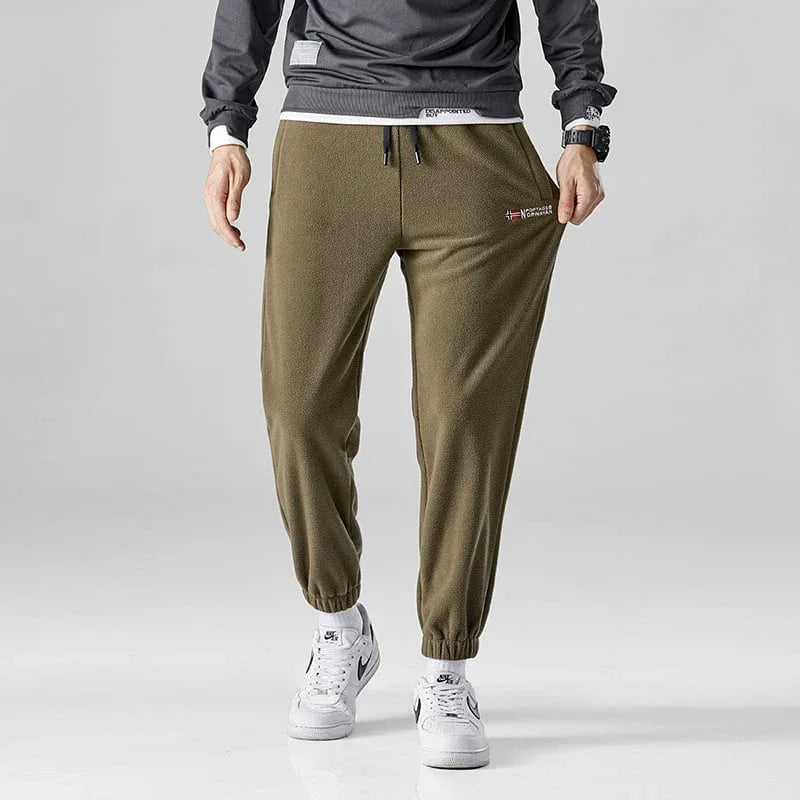 Pantalones para hombre de forro polar grueso - Lioren - Hala Madrid