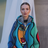 Allira Luksuzni Kardigan Inspiriran Umjetnošću za Stil