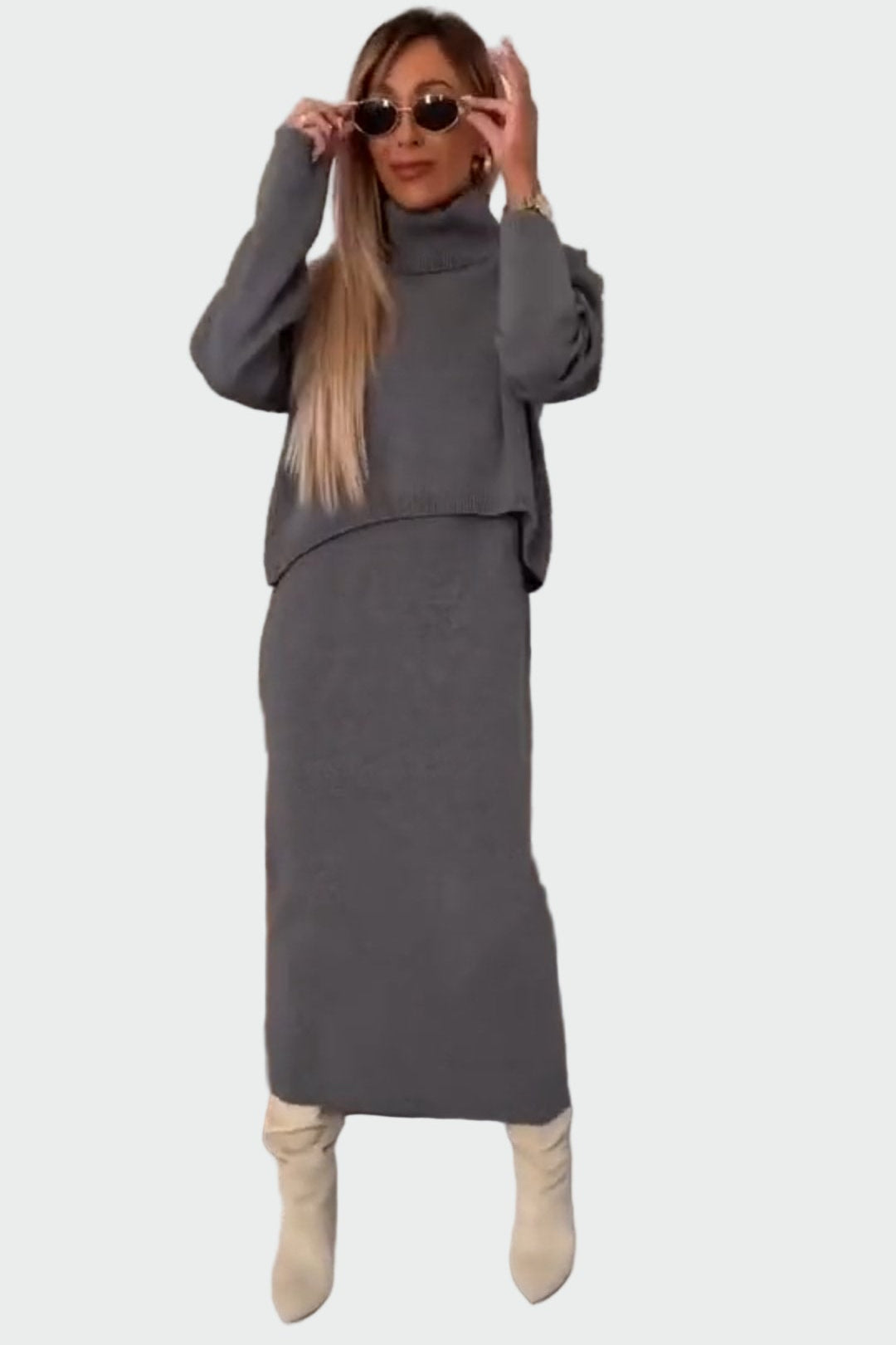 Set Haljine i Rolke za Elegantan i Udoban Moderan Izgled