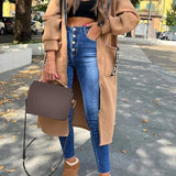 KELLY Ženska Duga Jakna S Kapuljom Za Zimske Dane I Toplinu