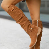 Georgia Chic Kniehoog Čizme Do Koljena Za Žene S Slankim Siluetom I Udobnim Luksuznim Materijalima