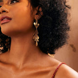 Naušnice Od Mesinga S Lišćem Viseće Za Elegantan Stil I Prirodni Zemljani Dojam Za Svaku Prigodu