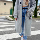 KELLY Ženska Duga Jakna S Kapuljom Za Zimske Dane I Toplinu