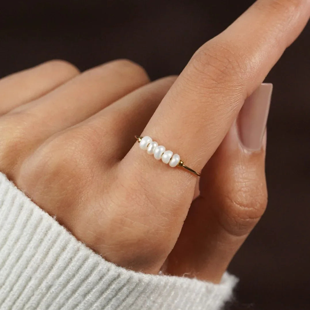 Silva - Anillo de perlas de agua dulce - Hala Madrid