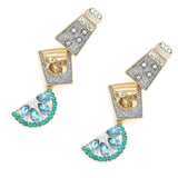 Koktel Dijamantne Kapljične Naušnice Sa Blještavim Diamantima Savršene Za Večernje Prilike I Svečane Događaje