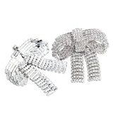 Naušnice U Obliku Mašne S Kristalima Za Svečane Prigode I Elegantan Dnevni Stil