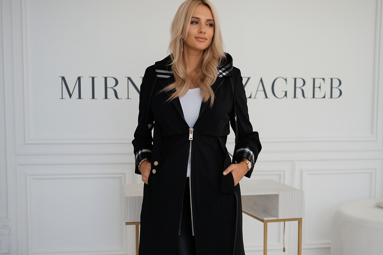 Orla Vodootporan Vjetrootporan Zip Kaput S Kapuljačom Moderan Kroj I Elegantne Detalje Za Sve Vremenske Uslove