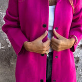 Caroline Udobna Jakna sa Dugmadima za Sve Dane Stilom