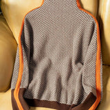 Marieke | Coltrui met opvallende contrasterende strepen