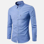Javier | Camisa de Botón de Manga Larga - Hala Madrid