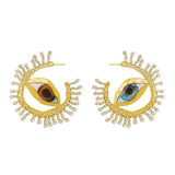 Izrazito Velike Naušnice U Obliku Oka Za Modne Dodatke I Odvažne Stilove Za Posebne Prilike