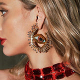 Izrazito Velike Naušnice U Obliku Oka Za Modne Dodatke I Odvažne Stilove Za Posebne Prilike