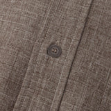 Daniel | Camisa de algodón lisa con botones - Hala Madrid