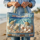 Handcrafted Quilted Bag - Sea Turtles