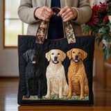 Handcrafted Handbag - Three Labradors