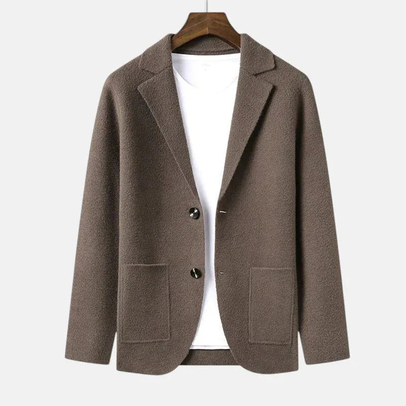 Rodrigo | Cárdigan Estilo Blazer con Bolsillos de Parche - Hala Madrid