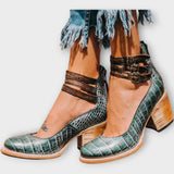 Cipele s Višestrukim Trakama i Debelom Potpeticom Ginevra