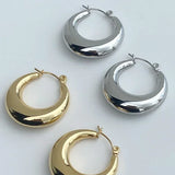 8K Pozlaćene Masivne Hoop Naušnice 2x2 Cm Modne Za Svaki Stil Lagane Za Nošenje Sirhc The Label