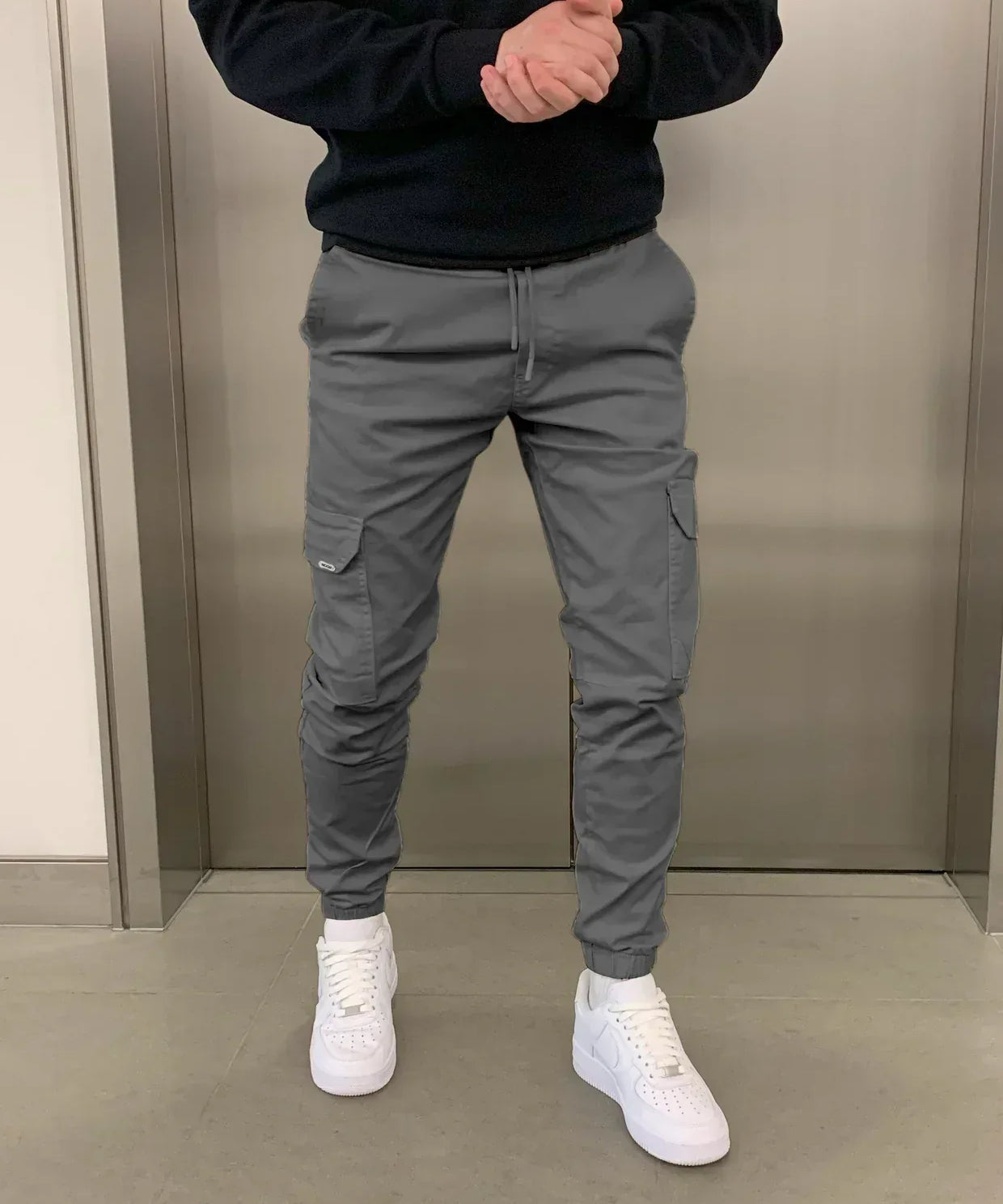 PANTALÓN CARGO DE CORTE JOGGER - Hala Madrid