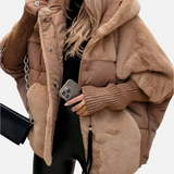 Ava Elegantna Pufnasta Zimska Jakna S Mjesavinom Teddy