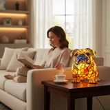 Totó Lampa U Vitražu Stilna Dekorativna Rasvjeta Za Dom