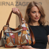 Mozaik Kožna Torba Za Svakodnevnu Upotrebu Sa Stilom Priča Kroz Boje I Teksture Za Putovanja I Zadatke