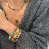 Moira Ogrlica S Višebojnim Kamenjem Za Dramatičan Stil Na Večernjim Događanjima I Svečanostima