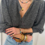 Moira Ogrlica S Višebojnim Kamenjem Za Dramatičan Stil Na Večernjim Događanjima I Svečanostima