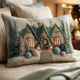Quilted Cushion Cover - Matin de Cristal