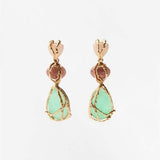 Viseće Naušnice S Mnogim Draguljima Šarene Za Posebne Prigode I Glamurozan Dodatak Svakoj Modnoj Kombinaciji