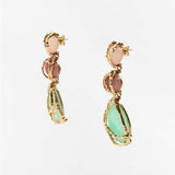 Viseće Naušnice S Mnogim Draguljima Šarene Za Posebne Prigode I Glamurozan Dodatak Svakoj Modnoj Kombinaciji