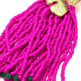 Naušnice Palminog Lišća S Perlicama I Resicama Tropikalna Elegancija Za Sve Prigode